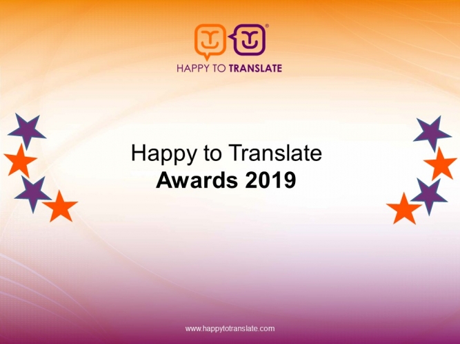 Happy to Translate Member Award Winners