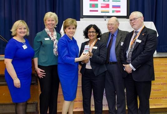 Nicola Sturgeon Launches Happy to Translate Mobile App