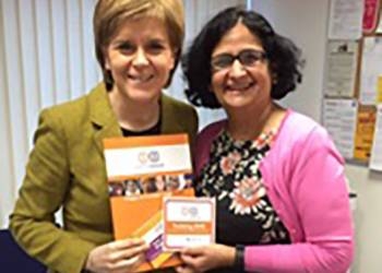 First Minister, Nicola Sturgeon, Endorses Happy to Translate